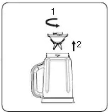 BEKO TBV8106BX - Retrait des lames du blender - 4