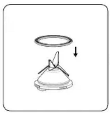 BEKO TBV8106BX - Installazione della lama per tritare - 1
