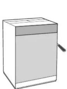 HOTPOINT BI WMHG 71483 EU N - Στερέωση του ξύλινου πλαισίου στην πόρτα και τοποθέτηση της συσκευής σε ντουλάπι: - 1