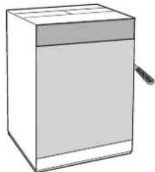 HOTPOINT BI WMHG 71483 EU N - Присъединяване на дървения панел към вратата и вграждане на машината: - 1