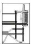 HOTPOINT HIC 3C41 CW - REGOLAZIONE IN ALTEZZA DEL CESTELLO SUPERIORE - 2