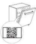 HOTPOINT HIC 3C41 CW - SCANSIONARE IL CODICE QR SULL'APPARECCHIO PER VISUALIZZARE INFORMAZIONI PIÙ DETTAGLIATE - 1