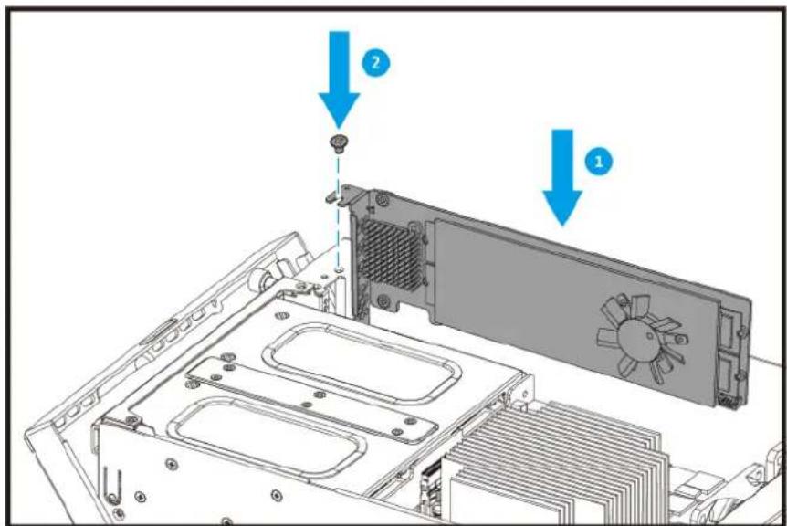 QNAP GM-1002 - Erweiterungskarten installieren - 7
