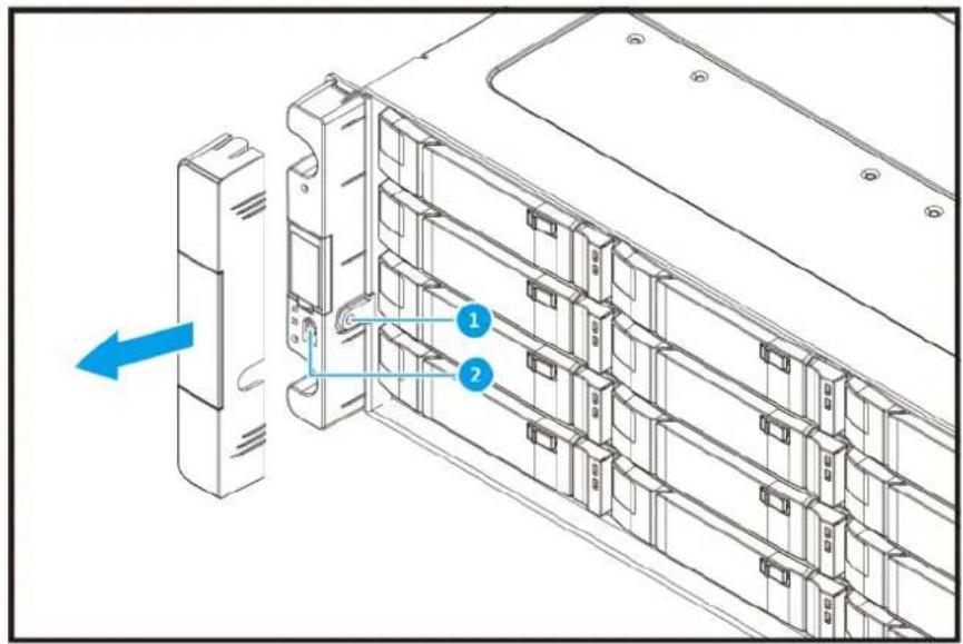 QNAP GM-1002 - Tasten an der Vorderseite - 1