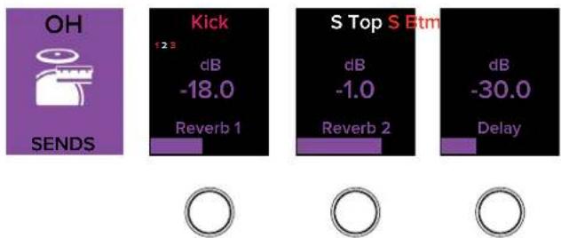 MACKIE DC-16 - SENDS Button (ALT + GEQ) - 2