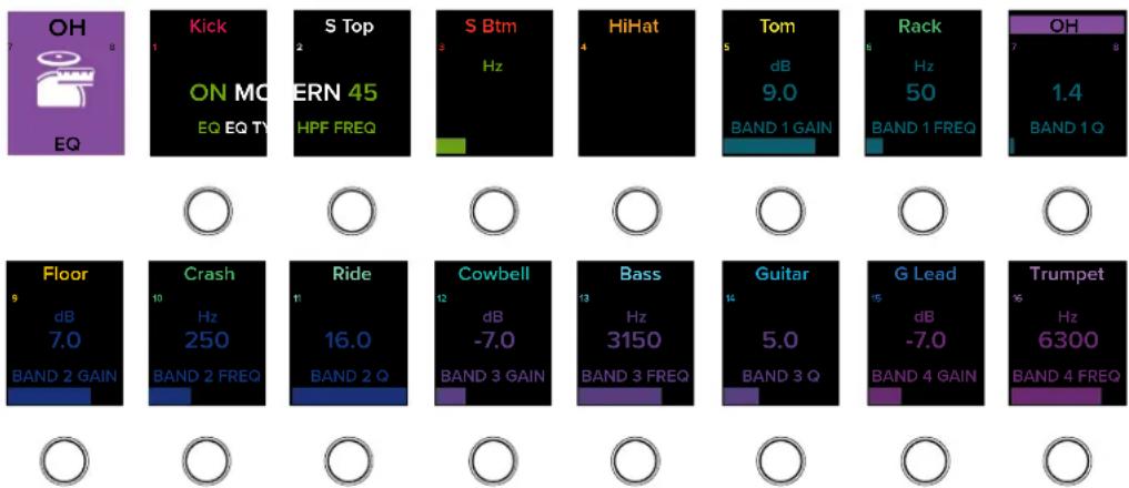 MACKIE DC-16 - EQ Button - 3