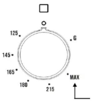 125 145 165 180 215 G MAX
