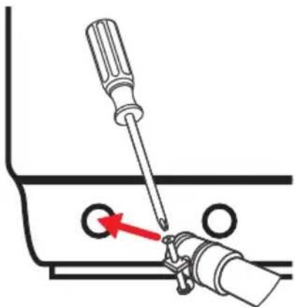 MEDION MD 37004 - Collegamento dello scarico dell'acqua - 1