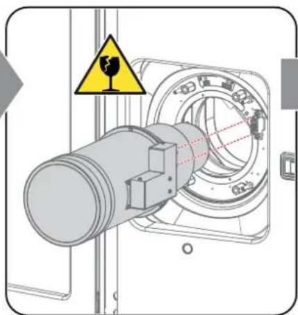 Barco Thor - SoinstallierenSieeinObjektivimObjektivhalter - 3