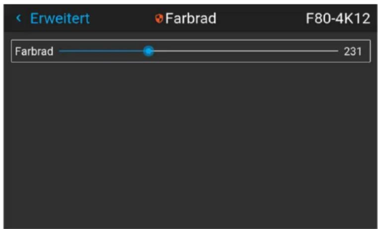 Erweitert Farbrad F80-4K12 Farbrad 231