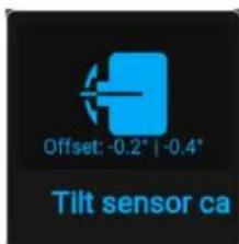 Offset: -0.2° | -0.4° Tilt sensor ca