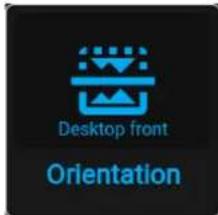 Desktop front Orientation