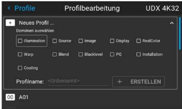 Barco Balder CinemaScope - So speichern Sie die aktuellen Projektoreinstellungen - 7