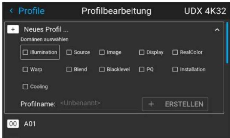 Barco Balder CinemaScope - So speichern Sie die aktuellen Projektoreinstellungen - 4