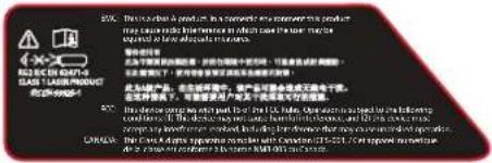 Barco Balder CinemaScope - Sicherheitssymbole - 7