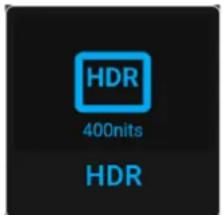 HDR 400nits HDR