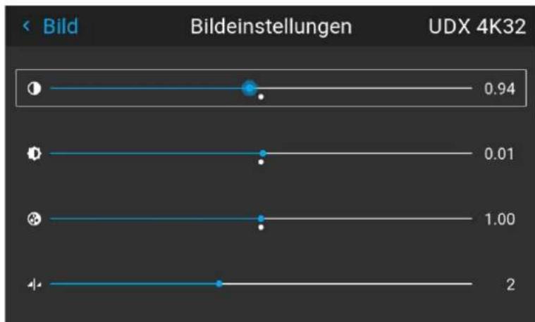 Barco F80-4K12 - So stellen Sie den Kontrast ein - 2