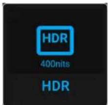 HDR 400nits HDR