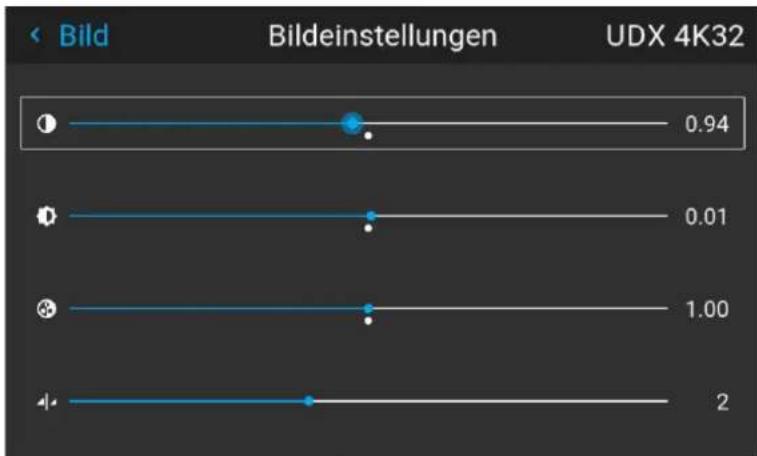 Barco F80-4K7 - So stellen Sie den Kontrast ein - 2
