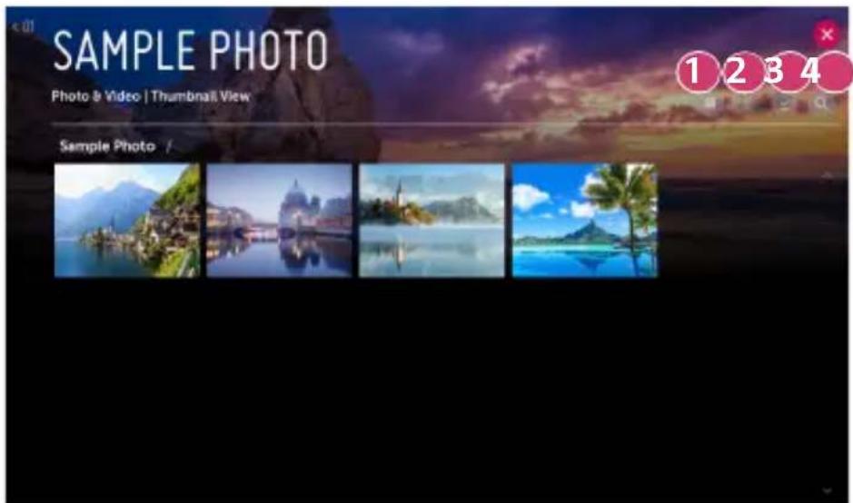 SAMPLE PHOTO Photo & Video | Thumbnail View Sample Photo / ① 2 3 4