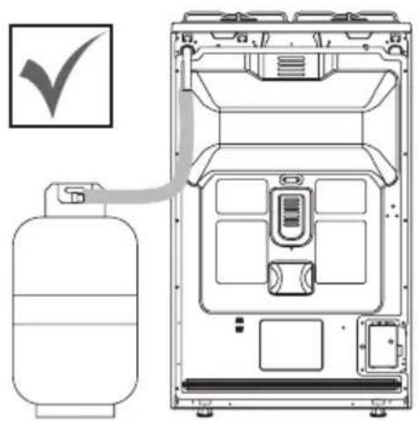 Rommer VCH 356 X FG - LUGAR DE PASO DE LA MANGUERA DE GAS - 2