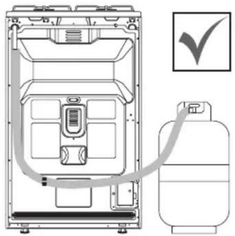 Rommer VCH 356 X FG - LUGAR DE PASO DE LA MANGUERA DE GAS - 1