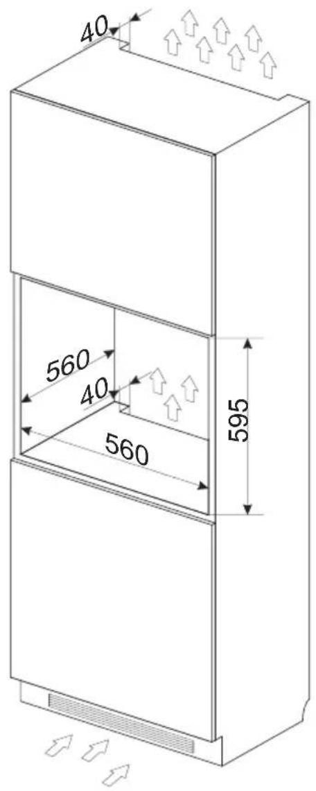 FAGOR 8H-185BB - Installing the oven - 2