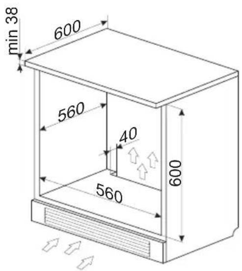 FAGOR 8H-185BB - Installing the oven - 1
