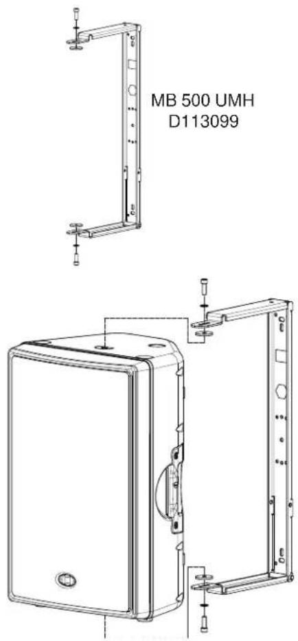 DYNACORD D 12W - Assembly instruction: - 1