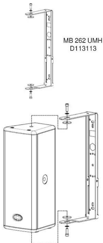 DYNACORD D 12W - Assembly instruction: - 1