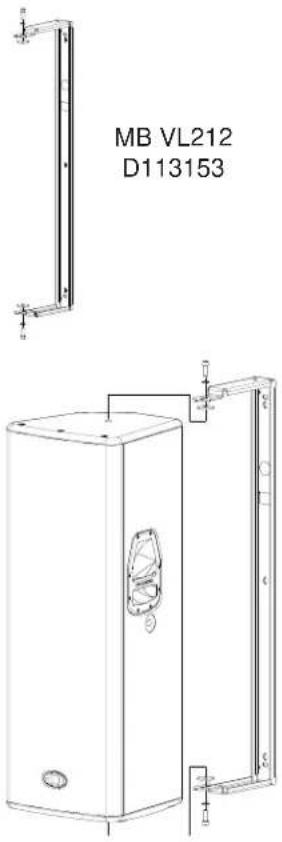 DYNACORD D 12W - Assembly instruction: - 1