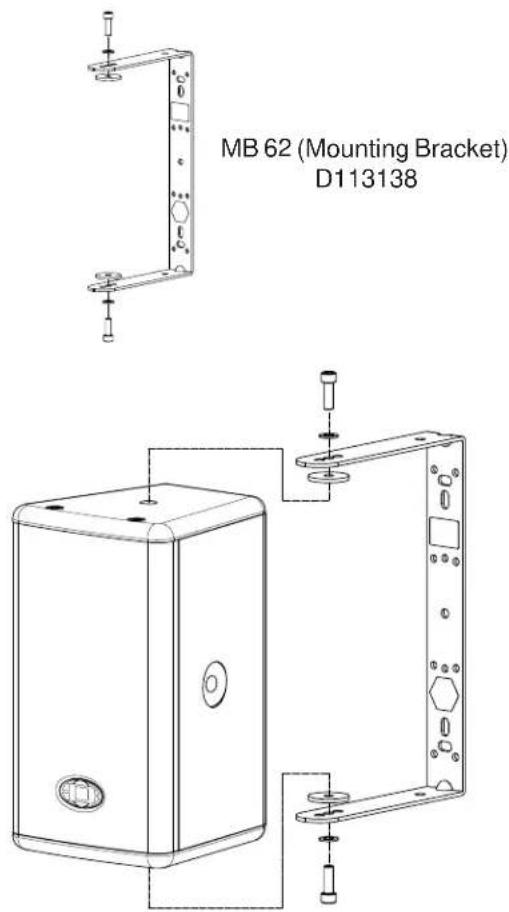 DYNACORD D 12W - Assembly instruction: - 1