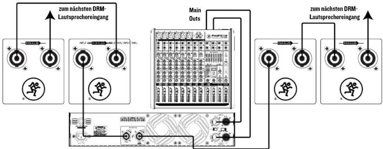 MACKIE DRM212-P - Anschlussdiagramme - 1