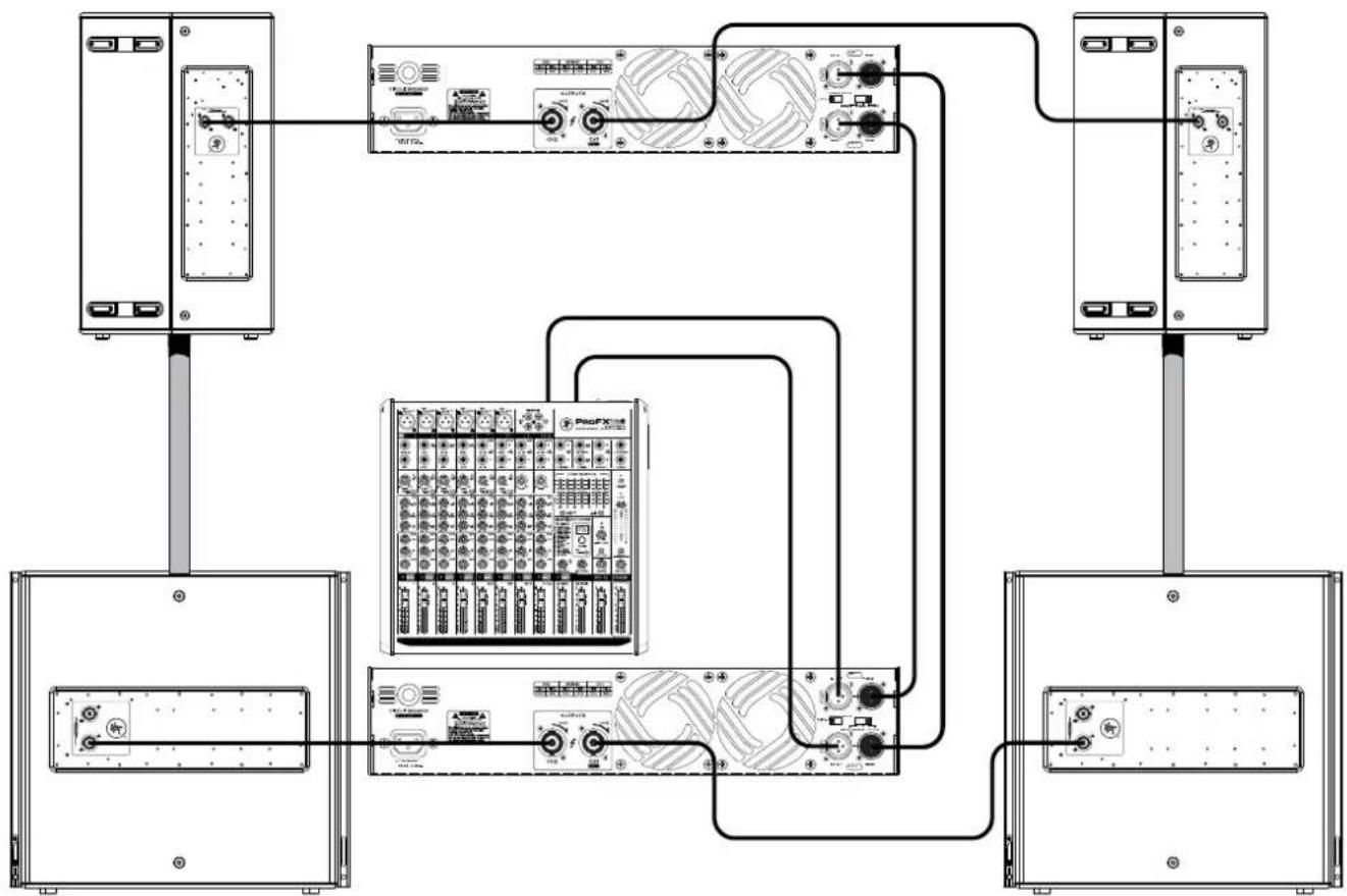 MACKIE DRM 315-P - Anschlussdiagramme, Fortsetzung ... - 1