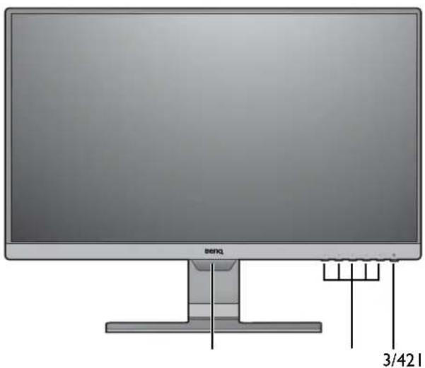 BENQ BL2480 - Frontansicht - 1
