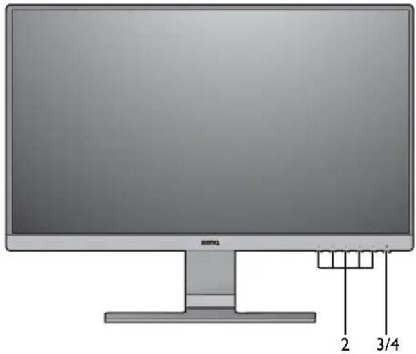 BENQ BL2480 - Frontansicht - 2