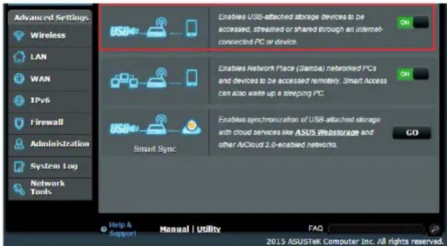 ASUS RT-AC58U V2 - So erstellen Sie ein Cloud-Laufwerk: - 1