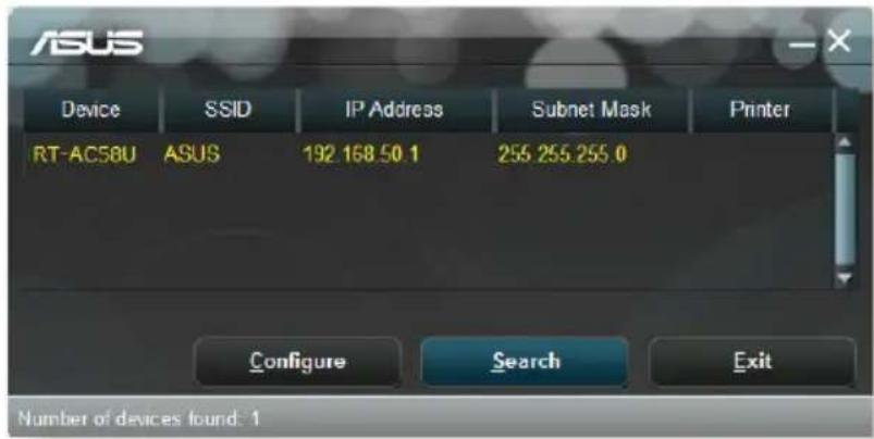 ASUS RT-AC58U V2 - So starten Sie das Dienstprogramm Device Discovery: - 1