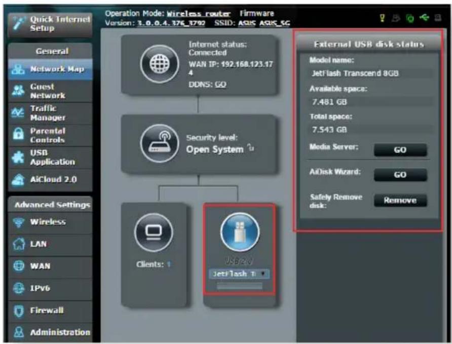ASUS RT-AC58U V2 - Überwachen der USB-Geräte - 1