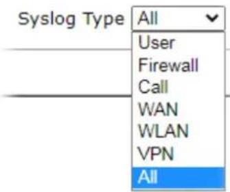 Draytek VigorLTE 200n - For Web Syslog - 2
