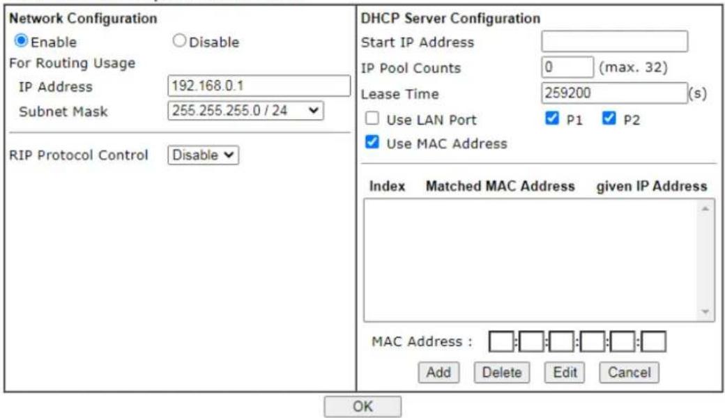 Draytek VigorLTE 200n - II-3-1-3 Details Page for IP Routed Subnet - 1