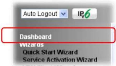 Draytek VigorLTE 200n - I-5 Dashboard - 1