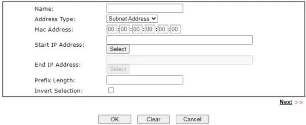 Draytek VigorLTE 200n - VII-1-3 IPv6 Object - 1