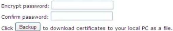Draytek VigorLTE 200n - IV-3-3 Certificate Backup - 1