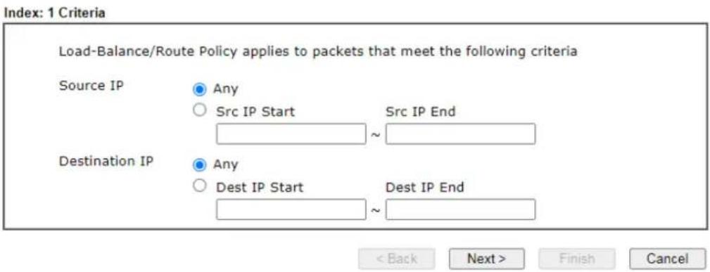 Draytek VigorLTE 200n - II-5-2 Route Policy - 2