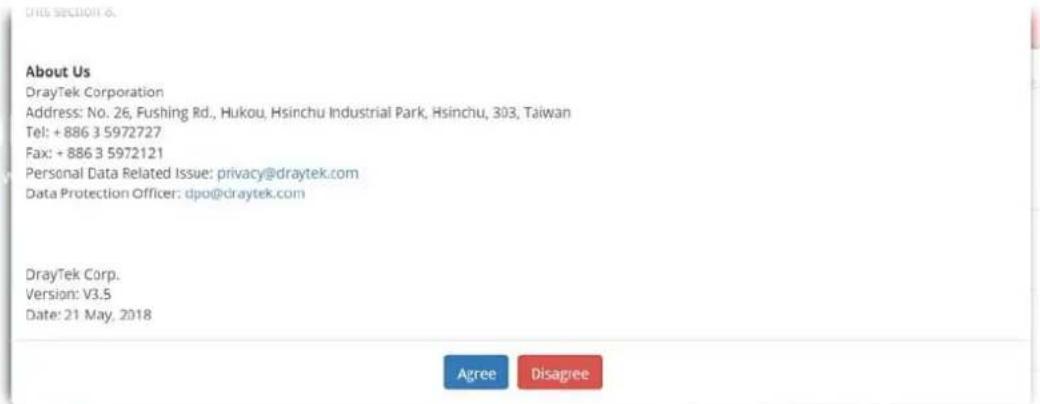 Draytek VigorLTE 200n - Create an Account via Vigor Router - 7