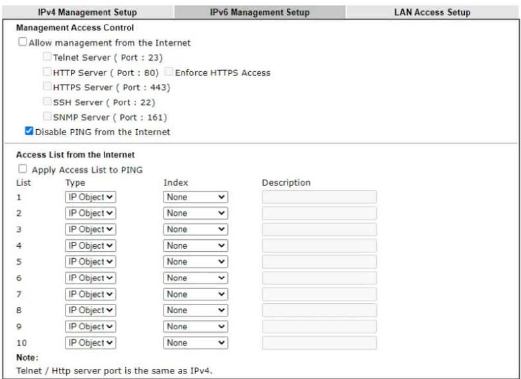 Draytek VigorLTE 200n - For IPv4 - 6