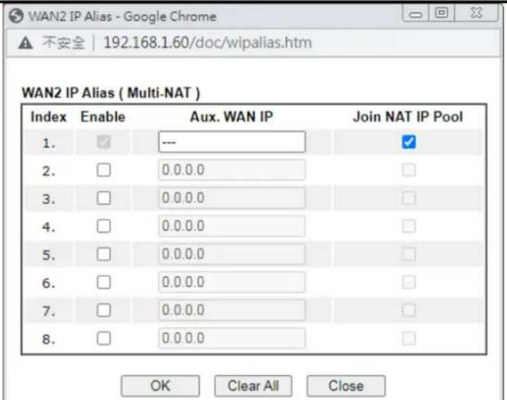 Draytek VigorLTE 200n - II-2-2-3 Details Page for Static or Dynamic IP in WAN2 - 3