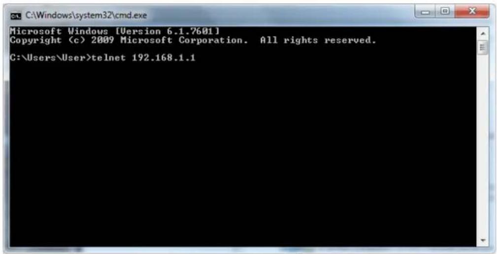 Draytek VigorLTE 200n - Accessing Telnet of VigorLTE 200 - 3