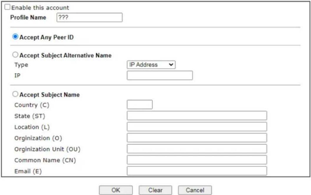 Draytek VigorLTE 200n - IV-1-6 IPsec Peer Identity - 2